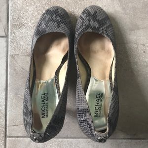 Michael Kors snakeskin heels